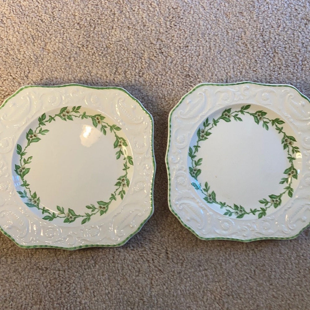 Two Vintage Steubenville Plates